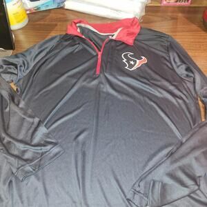 NEW w/ Tags Fanatics Houston Texans 1/4 Zip Top size XL